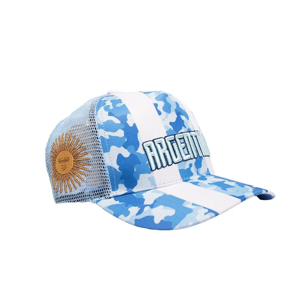 ARGENTINA SOCCER TRUCKER HAT